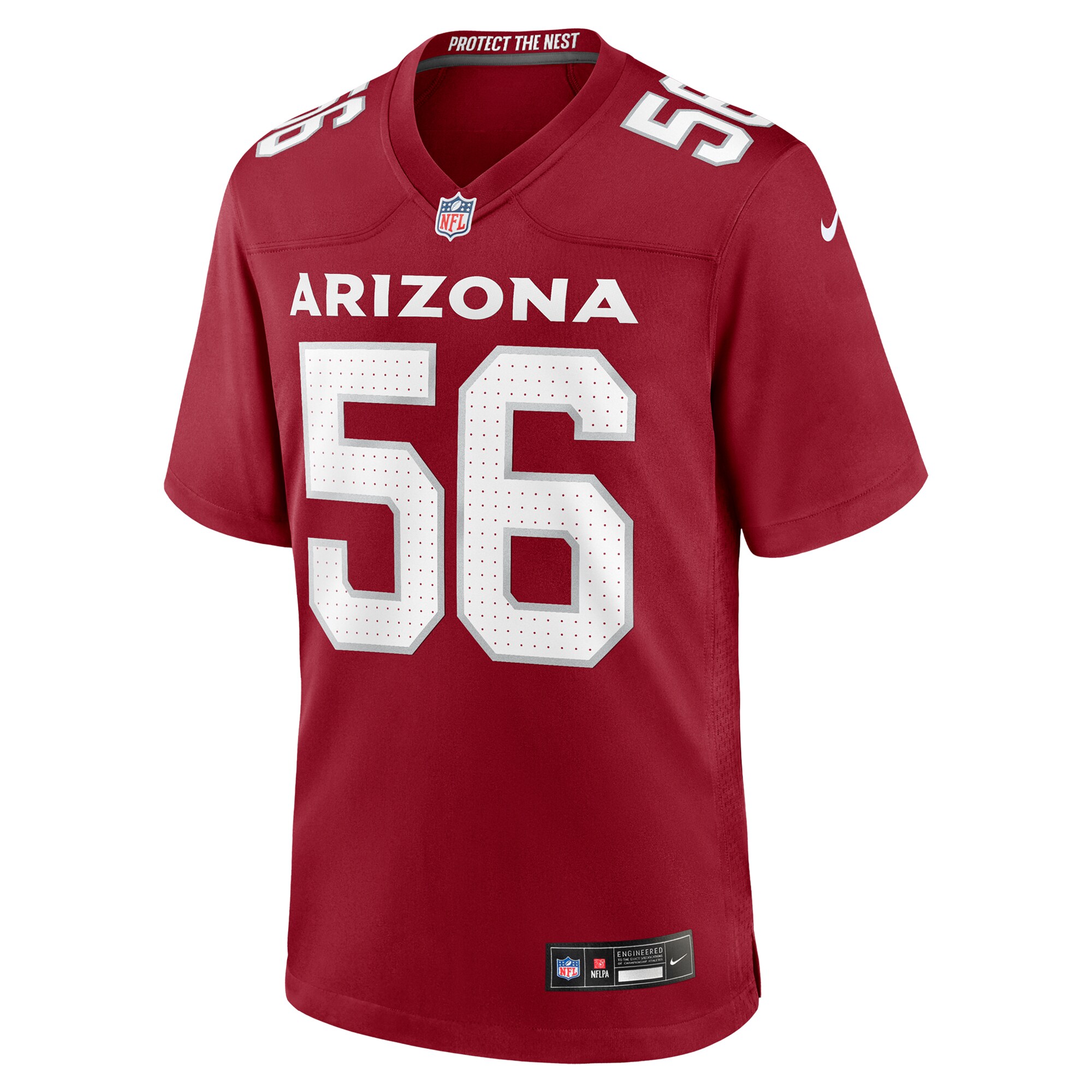 Men's Arizona Cardinals Darius Robinson Cardinal Team Game Jersey JS2430 nicesnker - Image 2