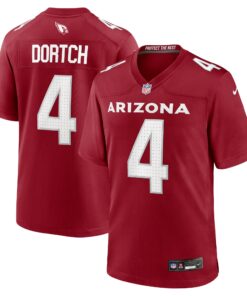 Men's Arizona Cardinals Greg Dortch Cardinal Team Game Jersey JS4884 nicesnker