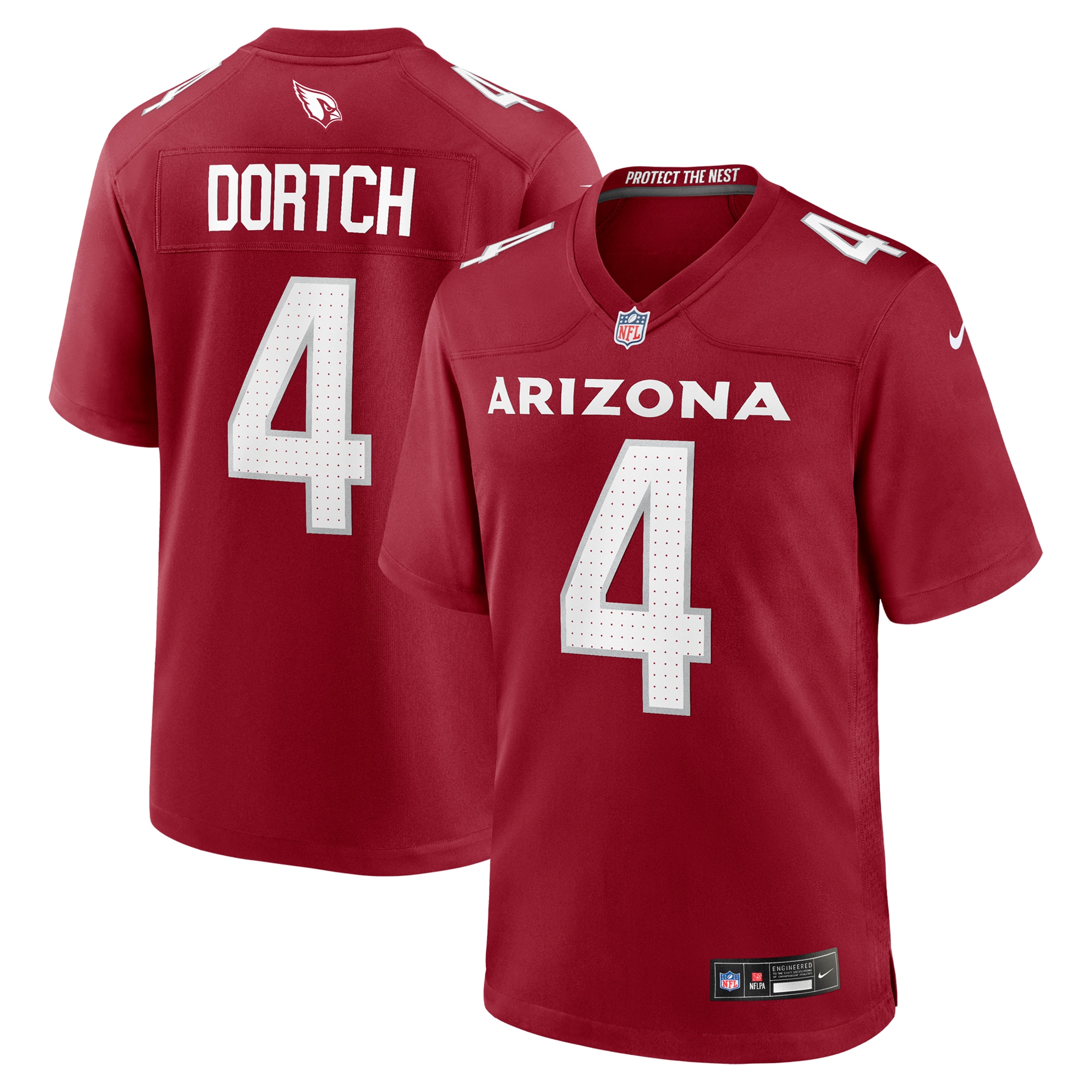 Men's Arizona Cardinals Greg Dortch Cardinal Team Game Jersey JS4884 nicesnker