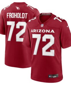 Men's Arizona Cardinals Hjalte Froholdt Cardinal Team Game Jersey JS3846 nicesnker