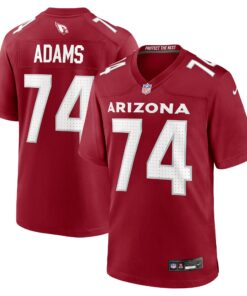 Men's Arizona Cardinals Isaiah Adams Cardinal Team Game Jersey JS9888 nicesnker