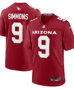 Men's Arizona Cardinals Isaiah Simmons Cardinal Game Player Jersey JS9258 nicesnker