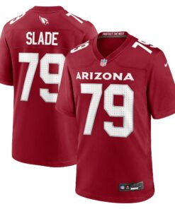 Men's Arizona Cardinals Jacob Slade Cardinal Game Jersey JS7479 nicesnker