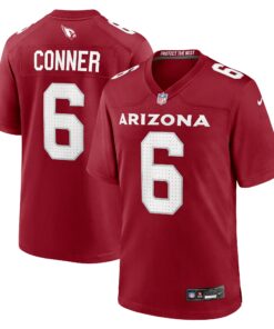 Men's Arizona Cardinals James Conner Cardinal Home Game Jersey JS1666 nicesnker
