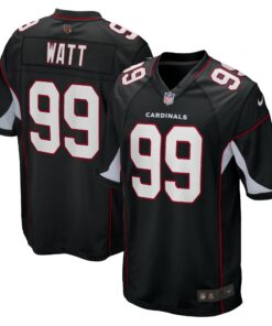 Men's Arizona Cardinals J.J. Watt Black Alternate Game Jersey JS7131 nicesnker