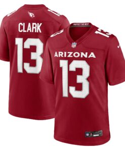 Men's Arizona Cardinals Kei'Trel Clark Cardinal Game Jersey JS3507 nicesnker