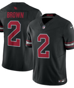 Men's Arizona Cardinals Marquise Brown Black Vapor F.U.S.E. Limited Jersey JS8066 nicesnker
