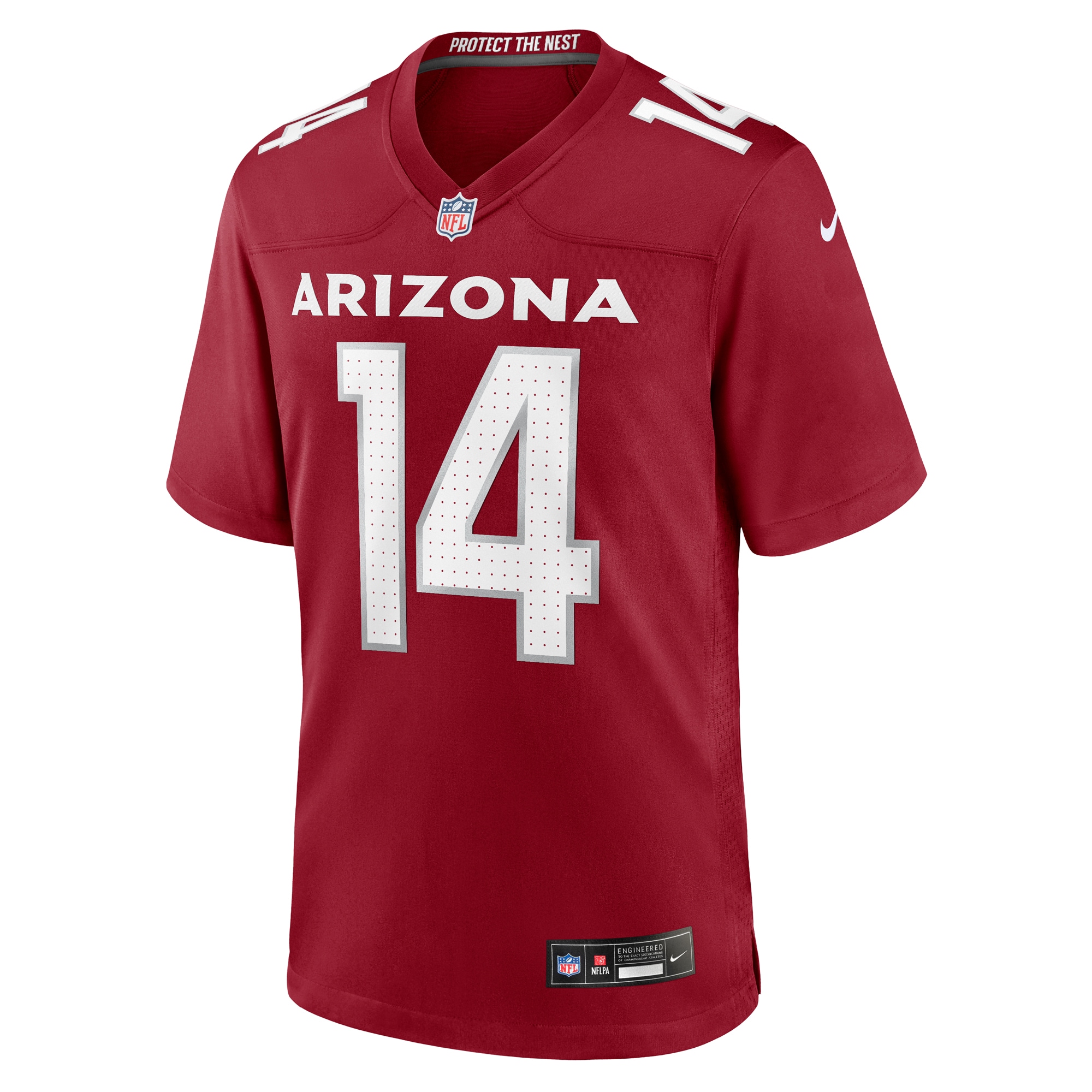 Men's Arizona Cardinals Michael Wilson Cardinal Team Game Jersey JS2505 nicesnker - Image 2
