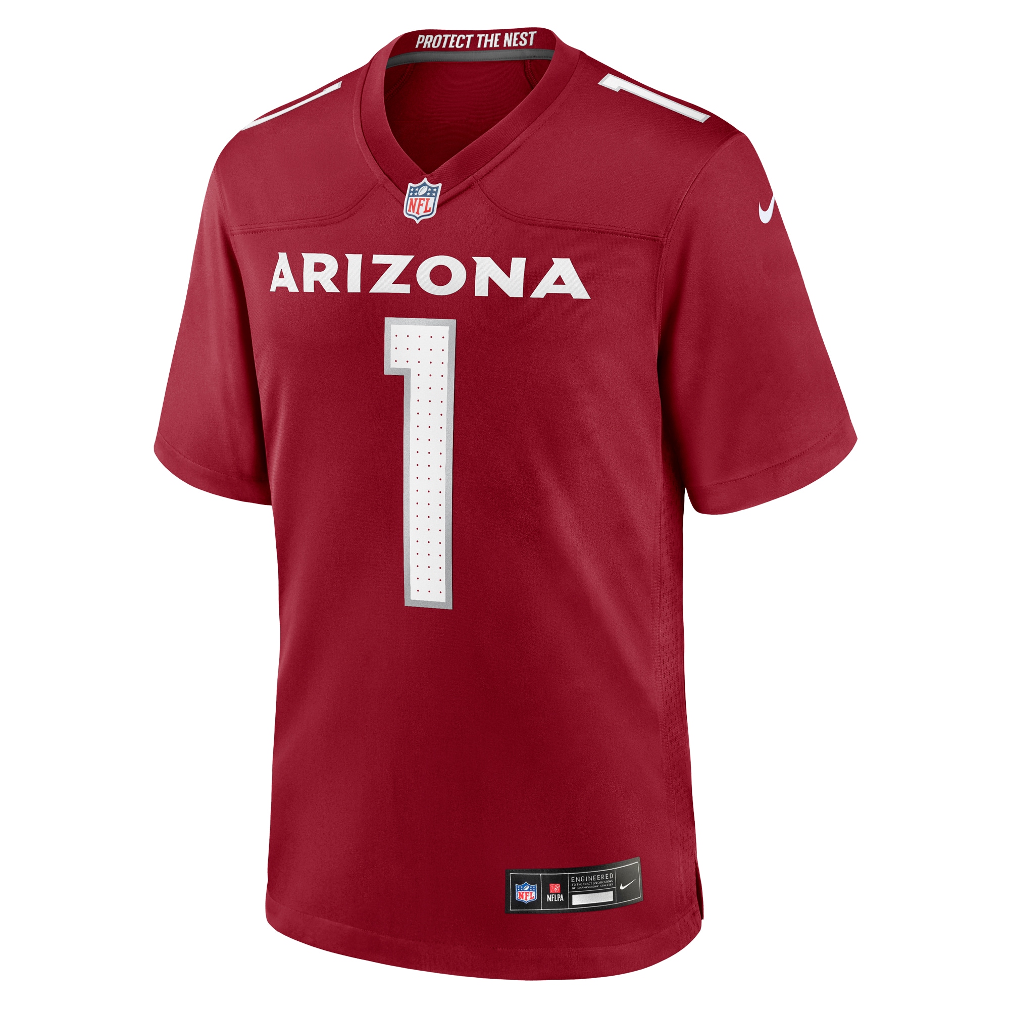 Men's Arizona Cardinals Number 1 Dad Cardinal Game Jersey JS8586 nicesnker - Image 2
