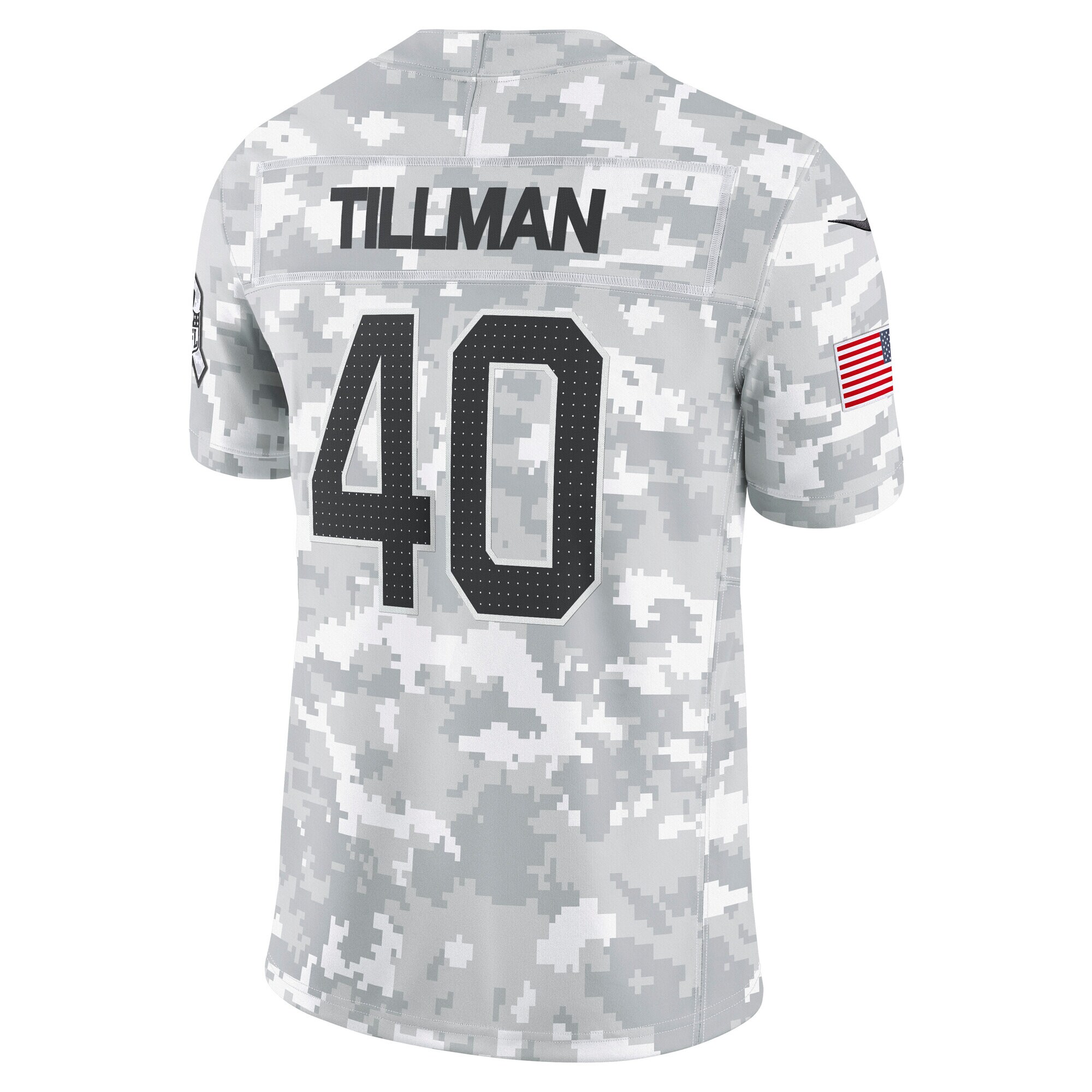 Men's Arizona Cardinals Pat Tillman Arctic Camo 2024 Salute to Service Retired Player Limited Jersey JS5916 nicesnker - Image 3