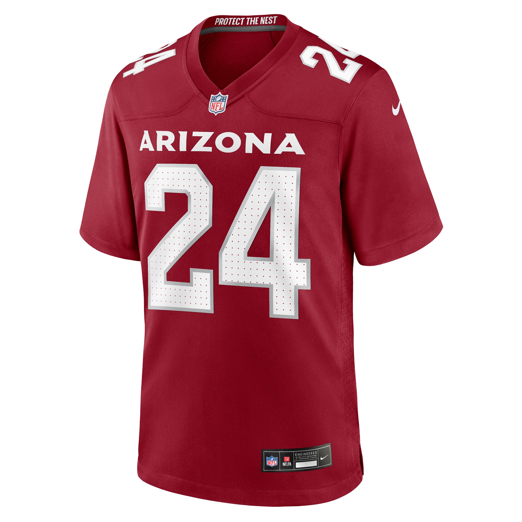 Men's Arizona Cardinals Rashad Fenton Cardinal Game Player Jersey JS6658 nicesnker - Image 2