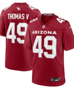 Men's Arizona Cardinals Starling Thomas V Cardinal Team Game Jersey JS8455 nicesnker