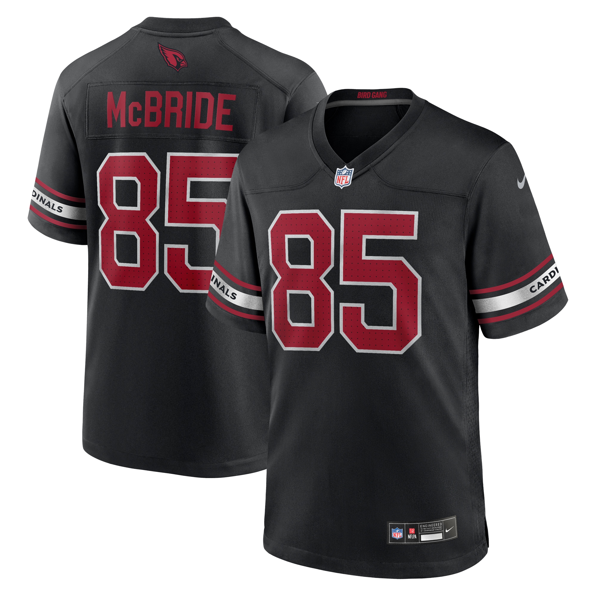 Men's Arizona Cardinals Trey McBride Black Alternate Game Jersey JS8847 nicesnker