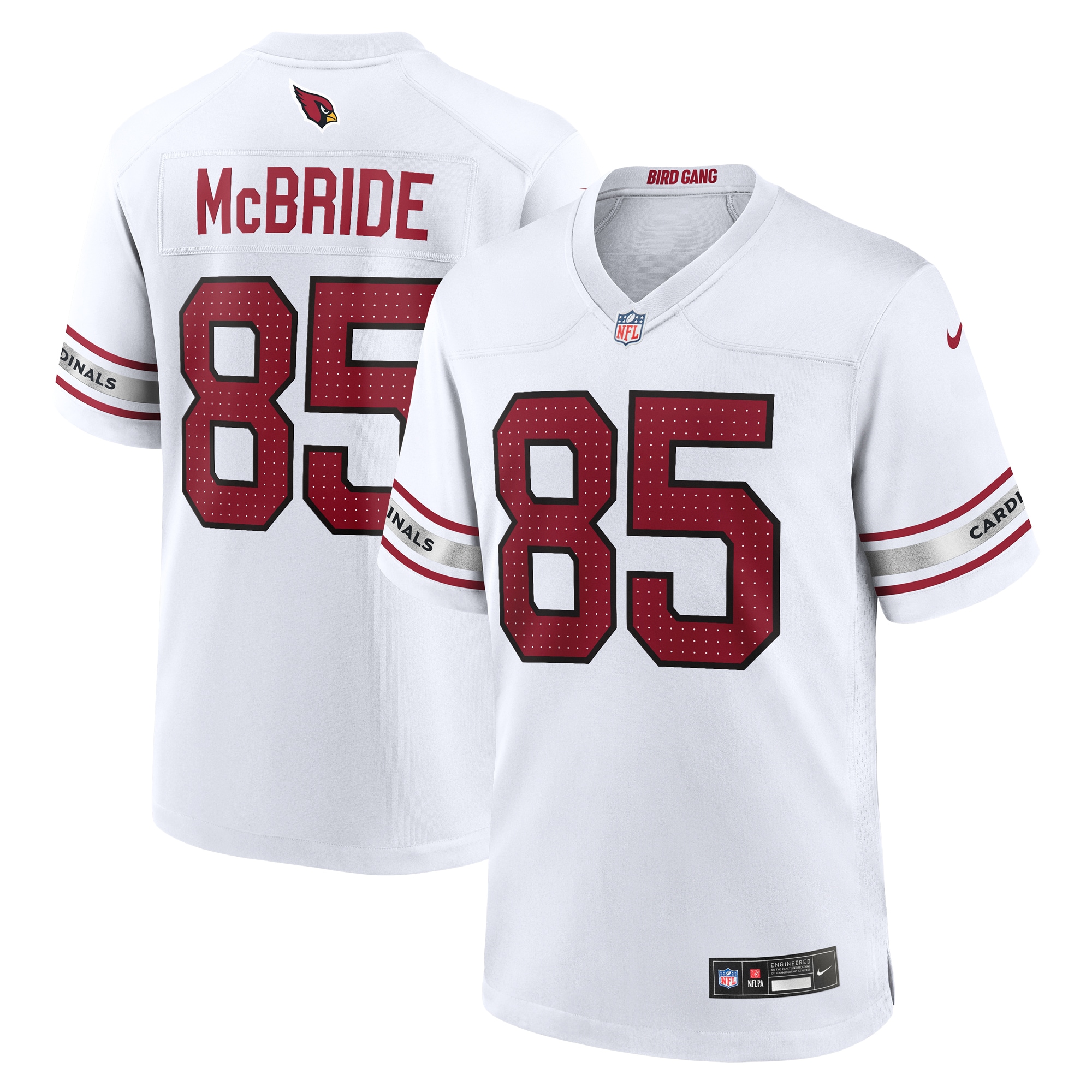 Men's Arizona Cardinals Trey McBride White Game Jersey JS2437 nicesnker