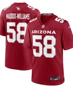 Men's Arizona Cardinals Tyreek Maddox-Williams Cardinal Game Jersey JS3937 nicesnker
