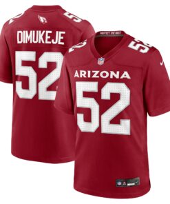 Men's Arizona Cardinals Victor Dimukeje Cardinal Team Game Jersey JS9437 nicesnker