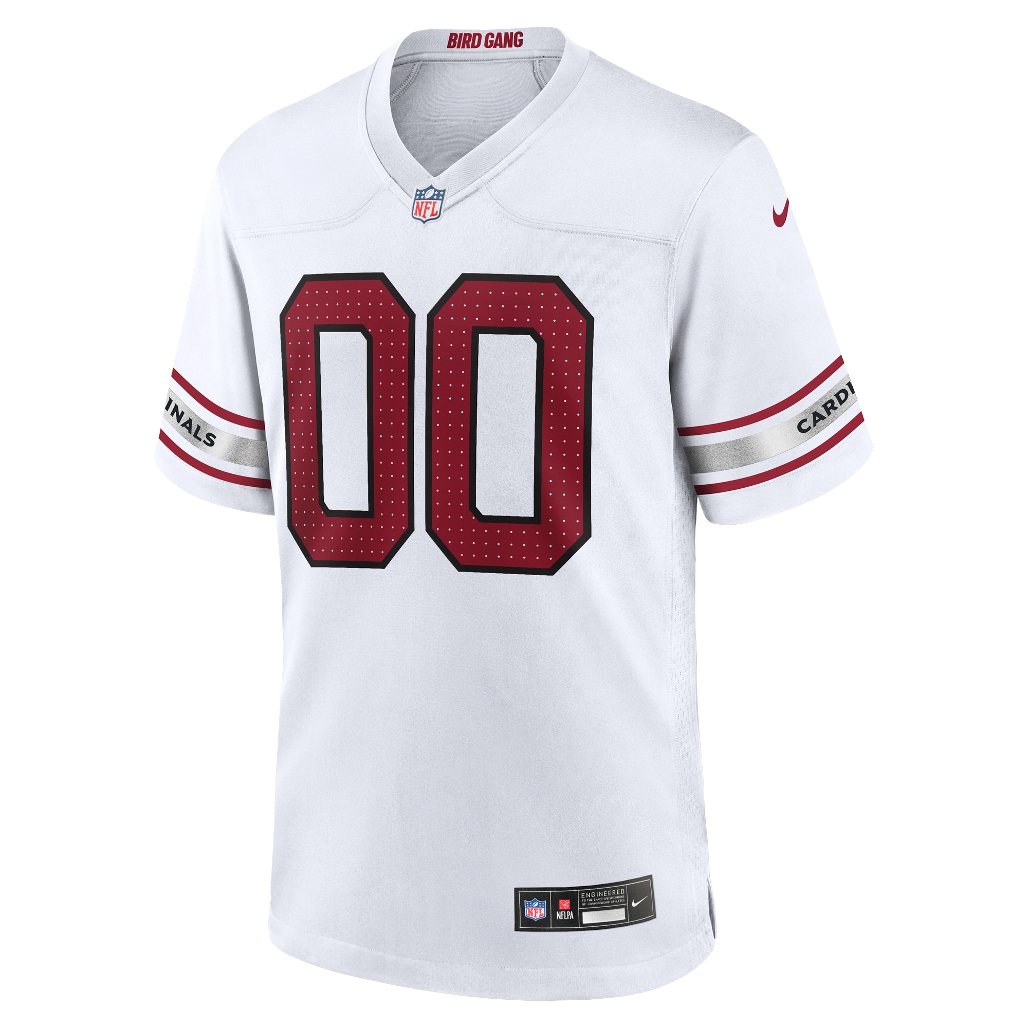 Men's Arizona Cardinals White Custom Game Jersey JS9204 nicesnker - Image 2