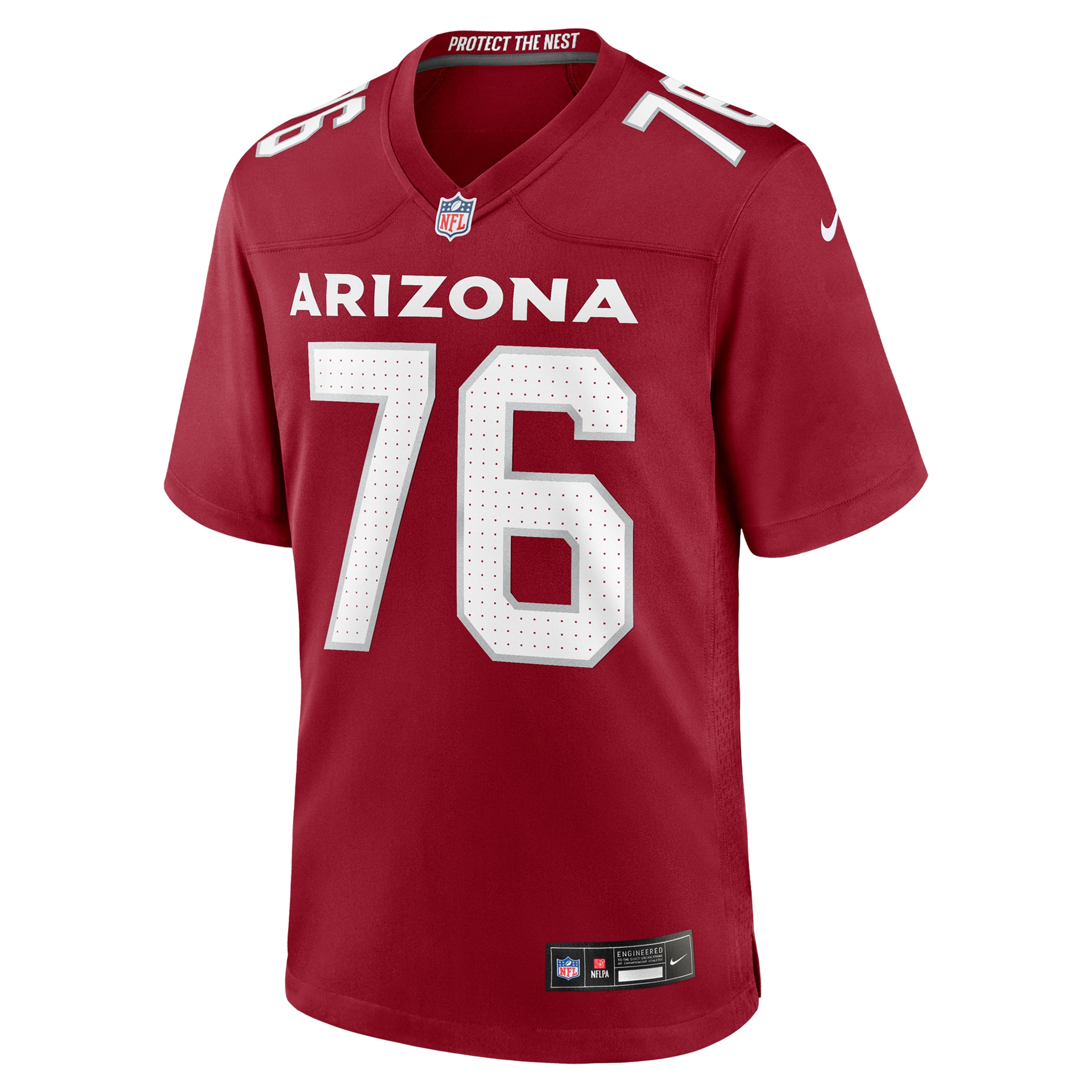 Men's Arizona Cardinals Will Hernandez Cardinal Team Game Jersey JS2392 nicesnker - Image 2