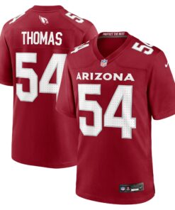 Men's Arizona Cardinals Xavier Thomas Cardinal Team Game Jersey JS2941 nicesnker