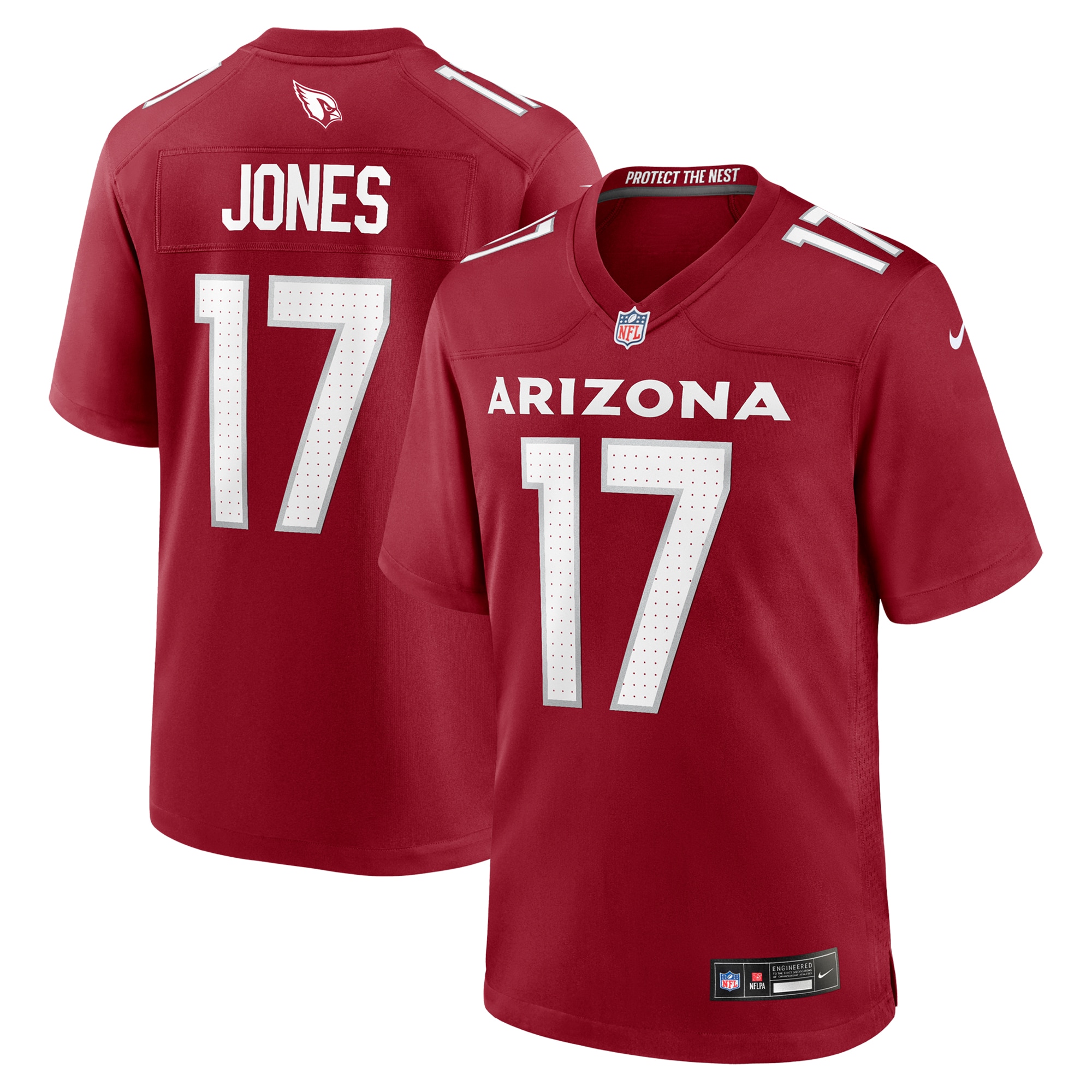 Men's Arizona Cardinals Zay Jones Cardinal Team Game Jersey JS9706 nicesnker
