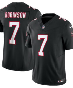 Men's Atlanta Falcons Bijan Robinson Black Alternate Vapor F.U.S.E. Limited Jersey JS4786 nicesnker