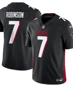 Men's Atlanta Falcons Bijan Robinson Black Vapor F.U.S.E. Limited Jersey JS7397 nicesnker