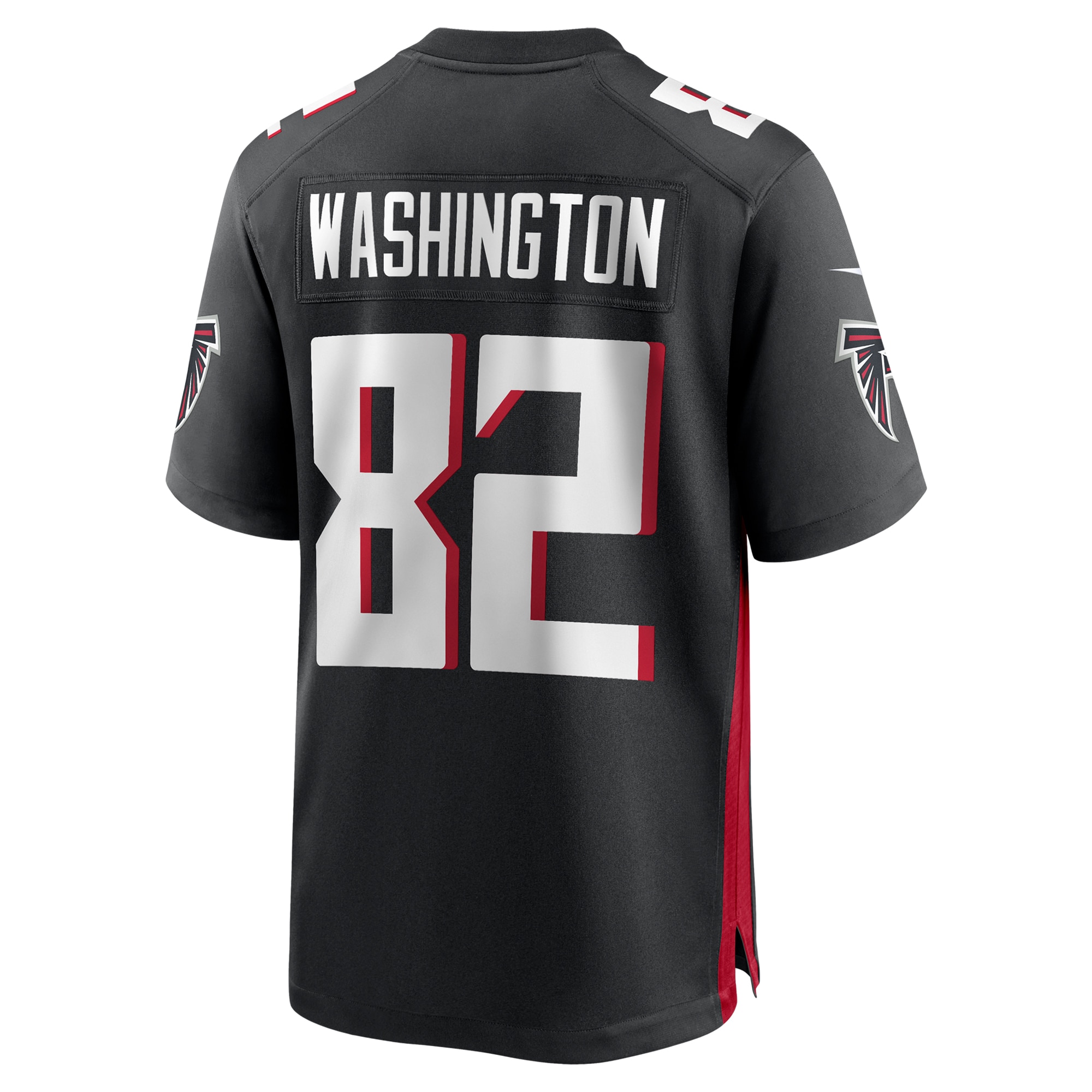 Men's Atlanta Falcons Casey Washington Black Team Game Jersey JS8805 nicesnker - Image 3