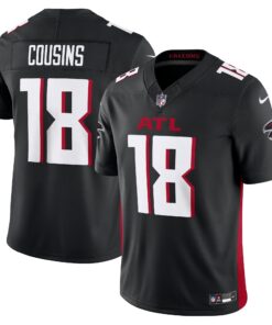 Men's Atlanta Falcons Kirk Cousins Black Vapor F.U.S.E. Limited Jersey JS4362 nicesnker