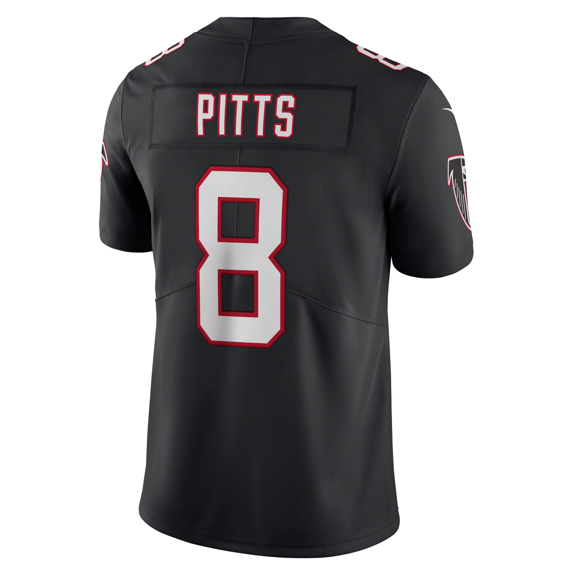 Men's Atlanta Falcons Kyle Pitts Black Alternate Vapor Limited Jersey JS1286 nicesnker - Image 3