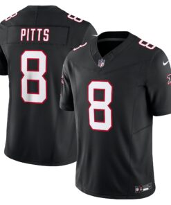 Men's Atlanta Falcons Kyle Pitts Black Vapor F.U.S.E. Limited Jersey JS6219 nicesnker