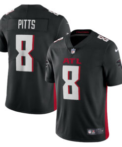 Men's Atlanta Falcons Kyle Pitts Black Vapor Limited Jersey JS5277 nicesnker