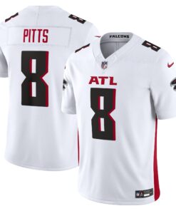 Men's Atlanta Falcons Kyle Pitts White Vapor F.U.S.E. Limited Jersey JS8708 nicesnker