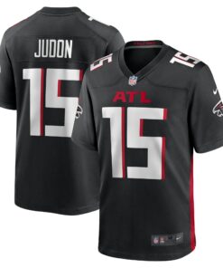 Men's Atlanta Falcons Matthew Judon Black Player Game Jersey JS4236 nicesnker