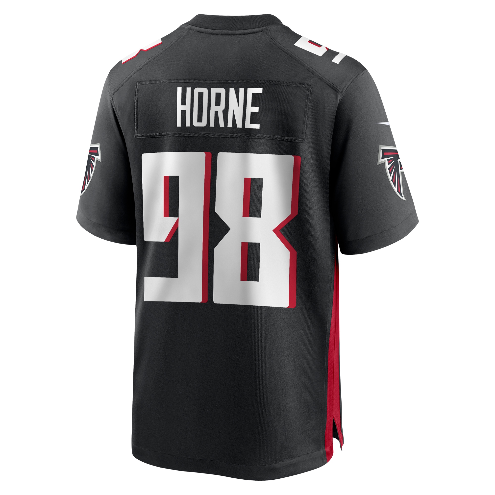 Men's Atlanta Falcons Timmy Horne Black Game Player Jersey JS6897 nicesnker - Image 3