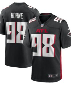 Men's Atlanta Falcons Timmy Horne Black Game Player Jersey JS6897 nicesnker