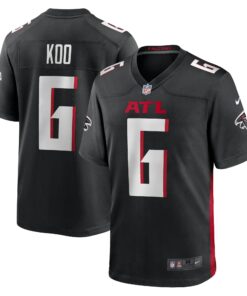 Men's Atlanta Falcons Younghoe Koo Black Team Game Jersey JS2564 nicesnker