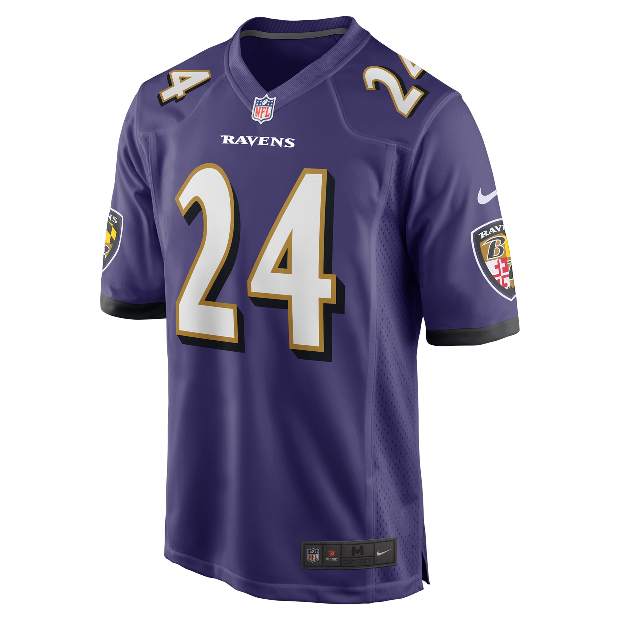 Men's Baltimore Ravens Beau Brade Purple Team Game Jersey JS5793 nicesnker - Image 2