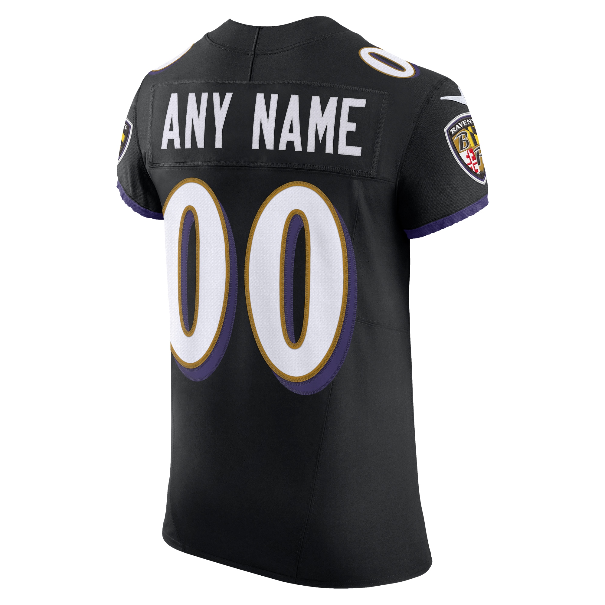 Men's Baltimore Ravens Black Vapor F.U.S.E. Elite Custom Jersey JS5184 nicesnker - Image 3