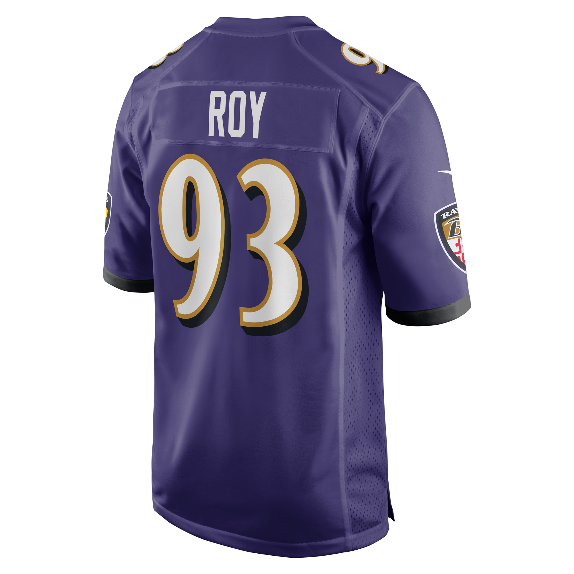 Men's Baltimore Ravens Bravvion Roy Purple Game Jersey JS7620 nicesnker - Image 3
