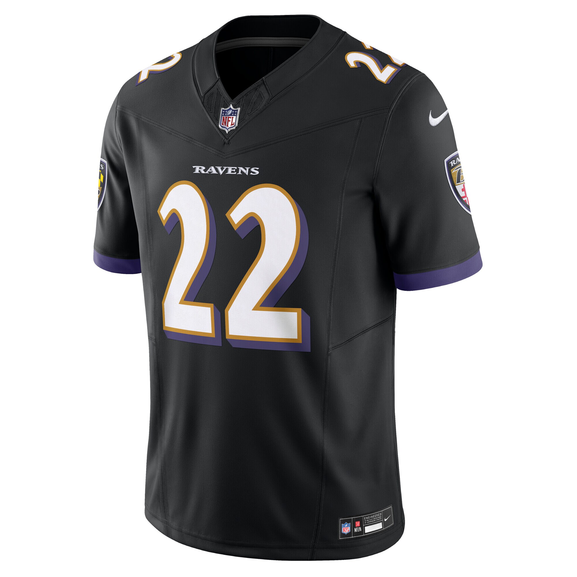 Men's Baltimore Ravens Derrick Henry Black Vapor F.U.S.E. Limited Jersey JS7926 nicesnker - Image 2