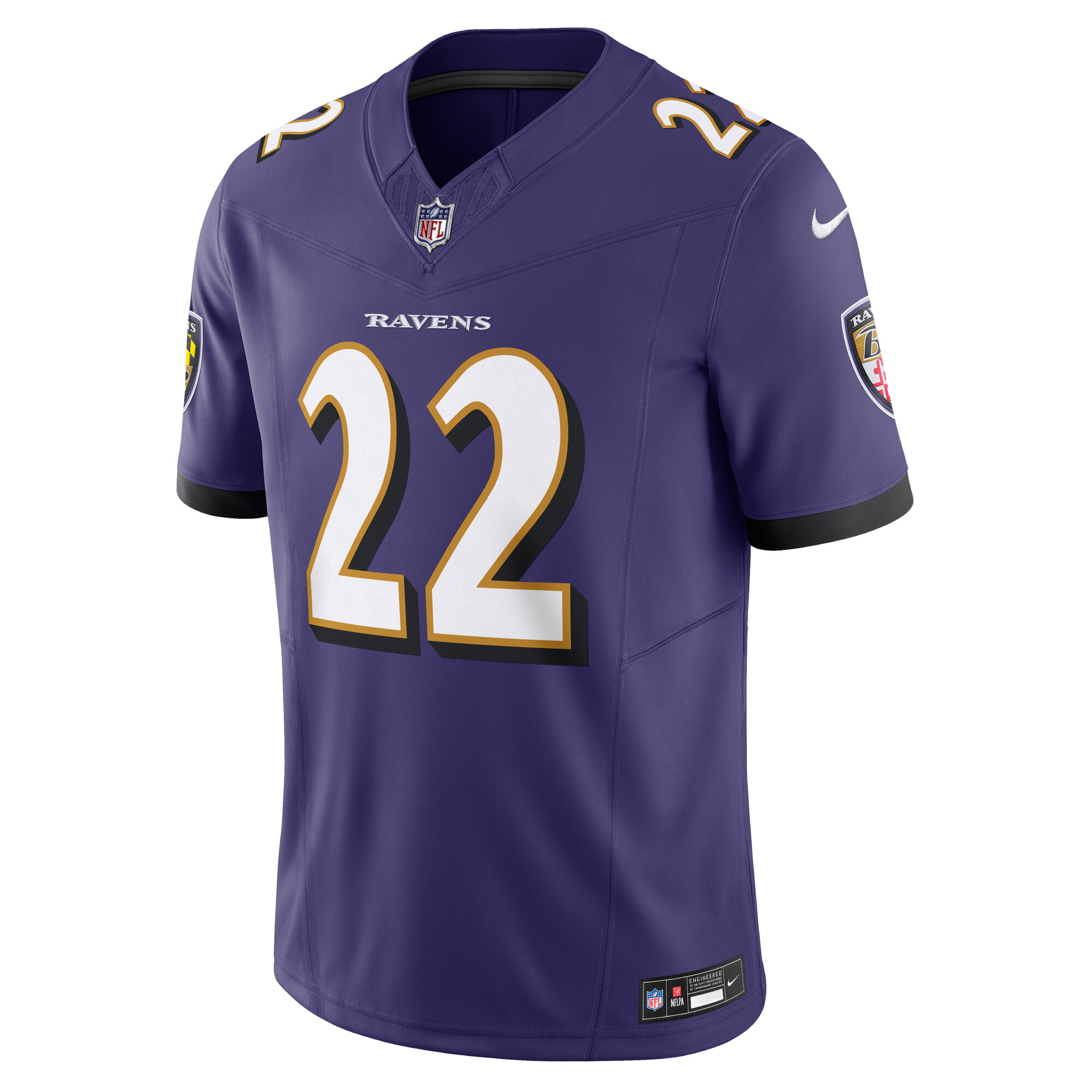 Men's Baltimore Ravens Derrick Henry Purple Vapor F.U.S.E. Limited Jersey JS4989 nicesnker - Image 2