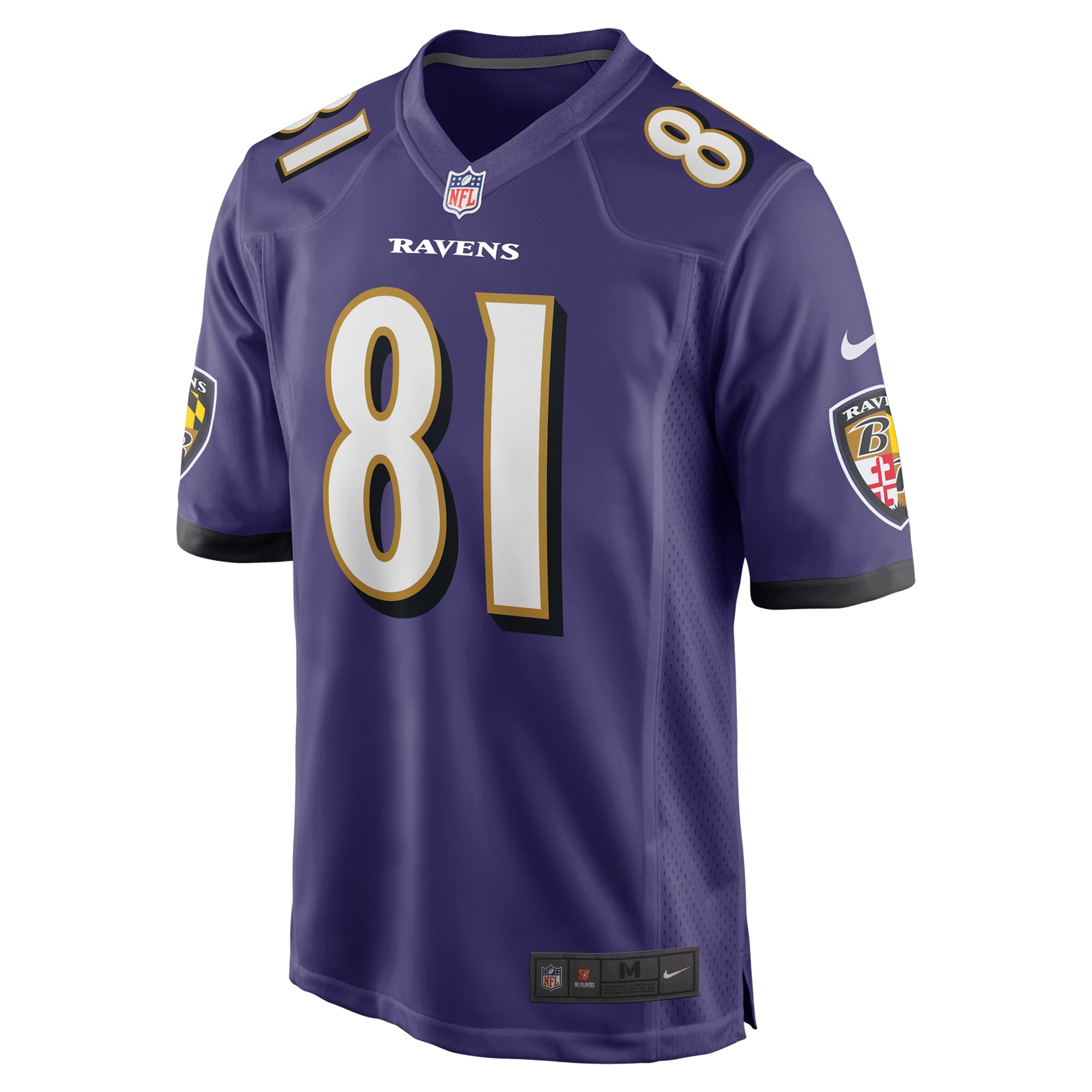 Men's Baltimore Ravens Devontez Walker Purple Team Game Jersey JS2478 nicesnker - Image 2
