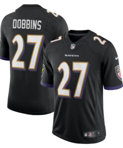 Men's Baltimore Ravens J.K. Dobbins Black Vapor Limited Jersey JS1320 nicesnker