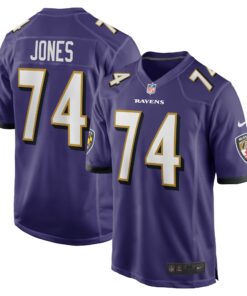 Men's Baltimore Ravens Josh Jones Purple Team Game Jersey JS8728 nicesnker