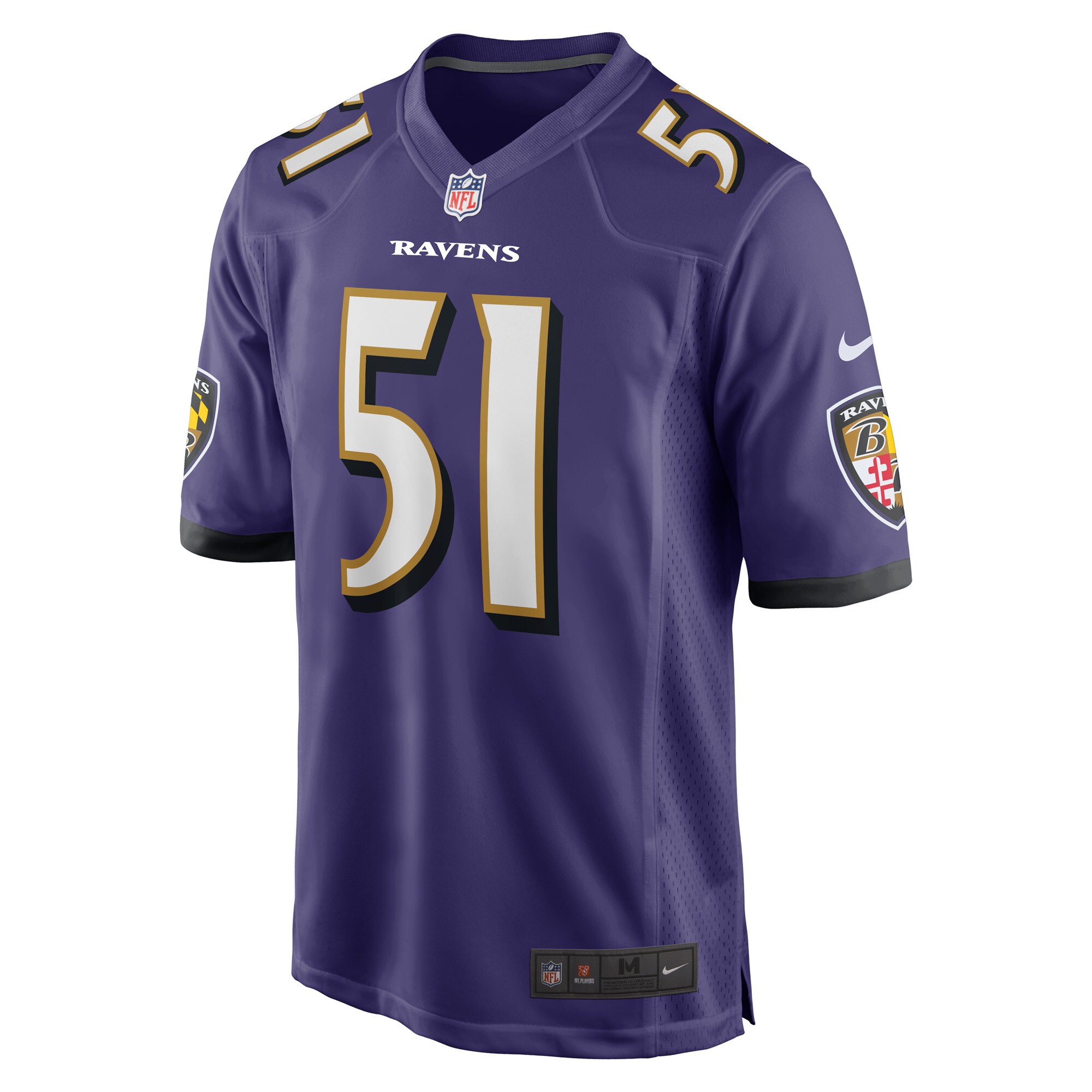 Men's Baltimore Ravens Josh Ross Purple Game Player Jersey JS7966 nicesnker - Image 2
