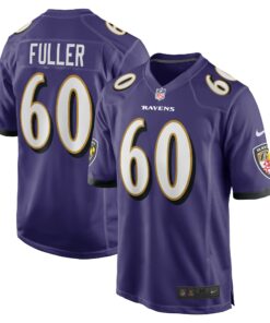 Men's Baltimore Ravens Kyle Fuller Purple Game Jersey JS7125 nicesnker