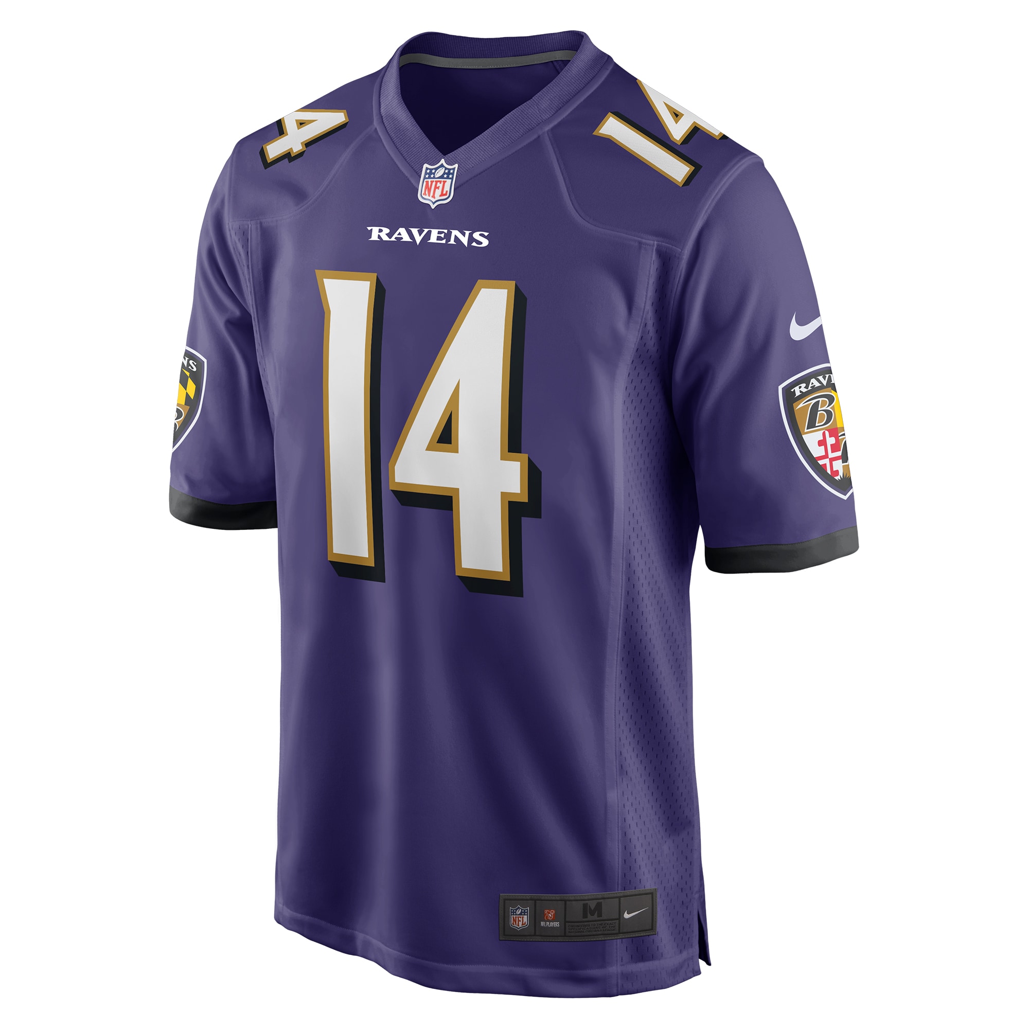 Men's Baltimore Ravens Kyle Hamilton Purple Player Game Jersey JS1315 nicesnker - Image 2