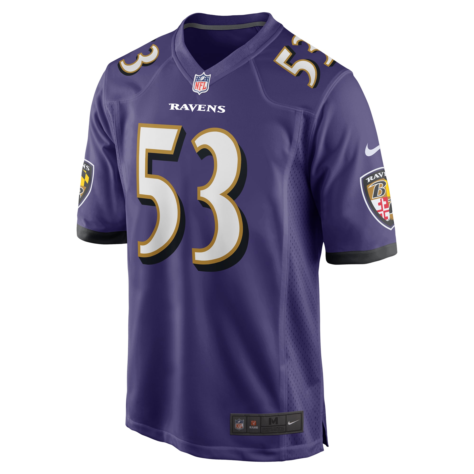 Men's Baltimore Ravens Kyle Van Noy Purple Team Game Jersey JS5421 nicesnker - Image 2