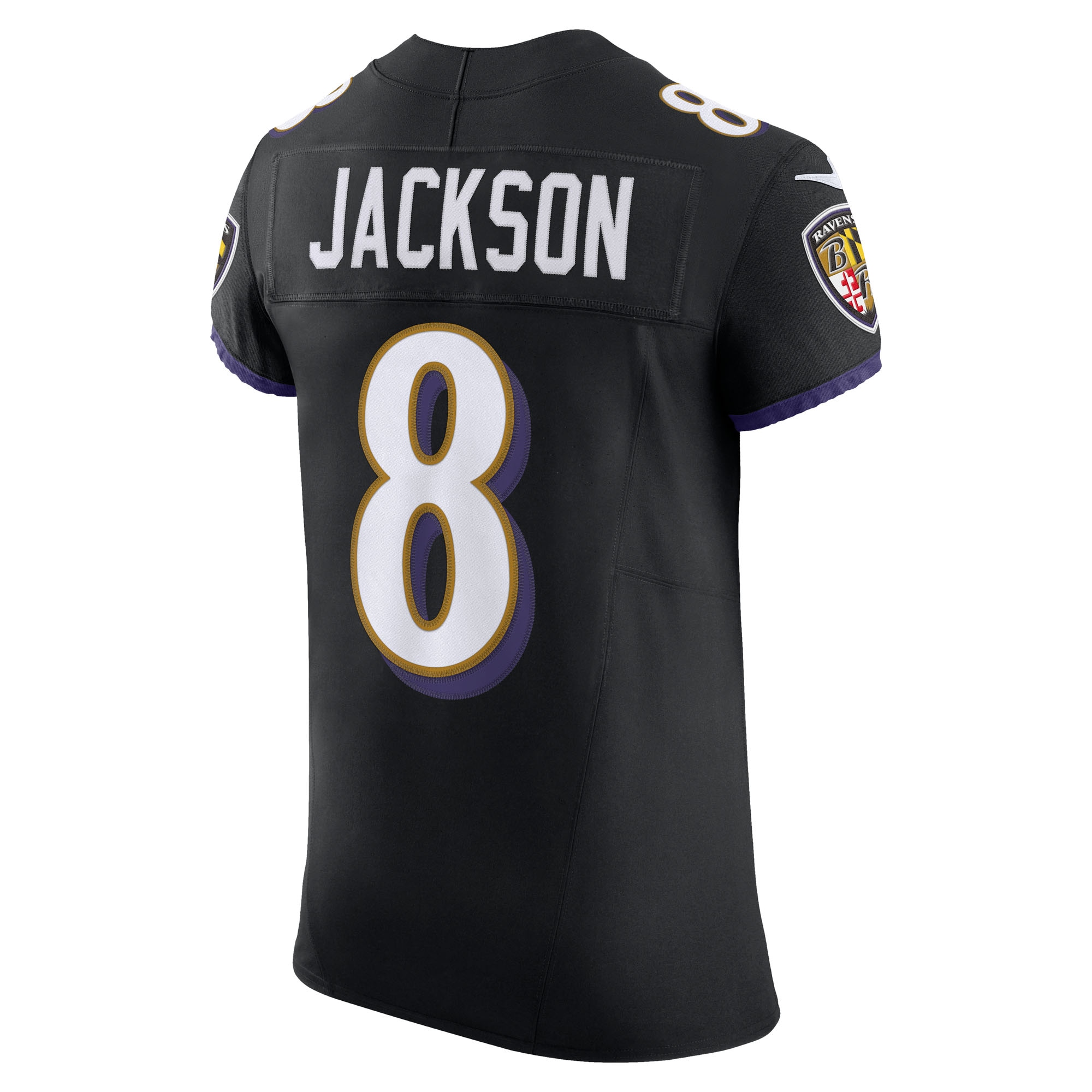 Men's Baltimore Ravens Lamar Jackson Black Alternate Vapor F.U.S.E. Elite Jersey JS9454 nicesnker - Image 3