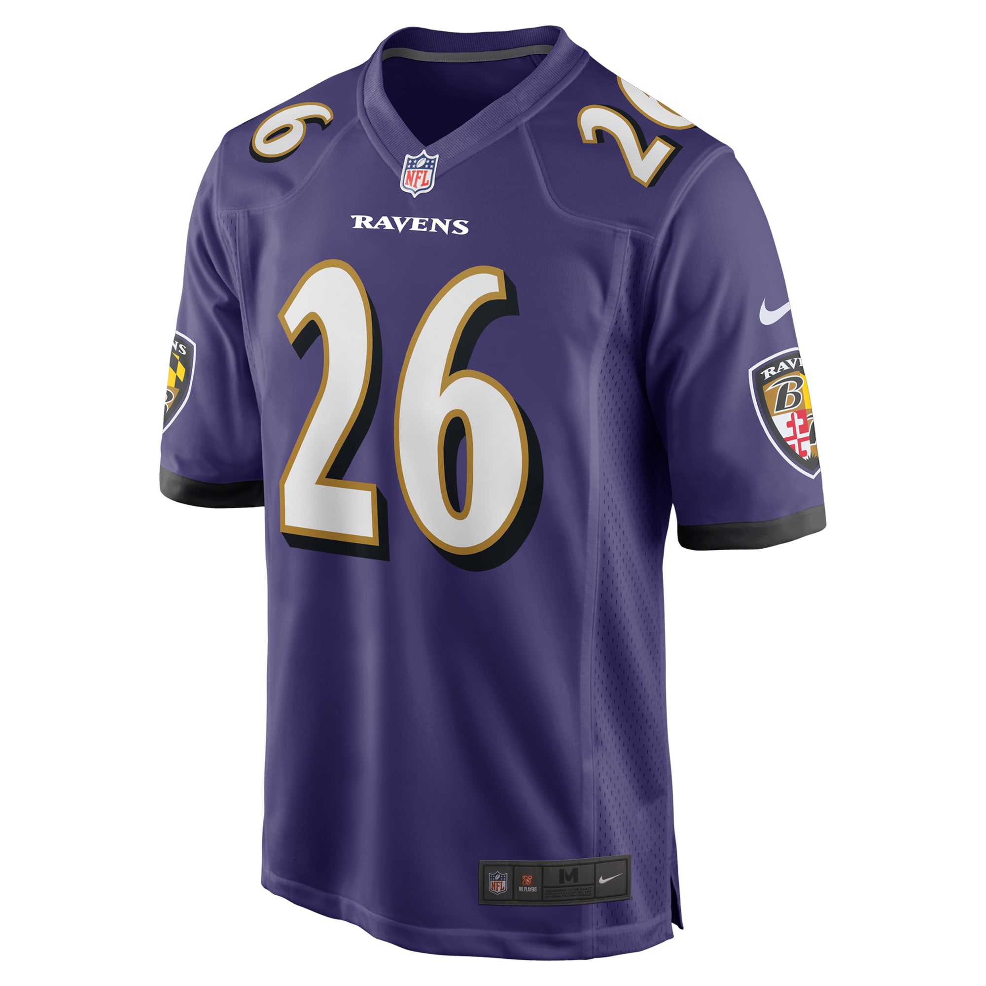 Men's Baltimore Ravens Rasheen Ali Purple Team Game Jersey JS3929 nicesnker - Image 2